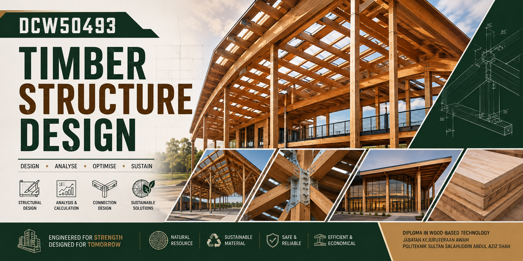 DCW50493 TIMBER STRUCTURE DESIGN