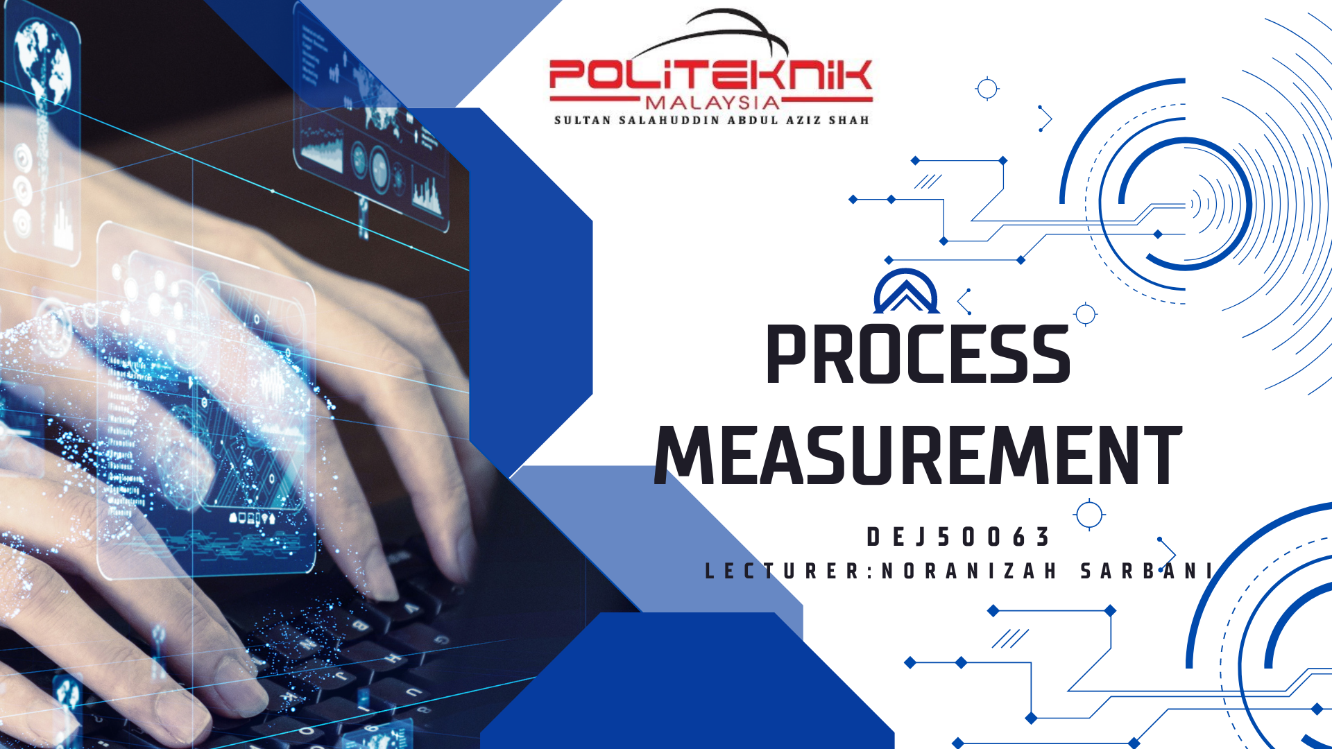 DEJ50063  PROCESS  MEASUREMENT