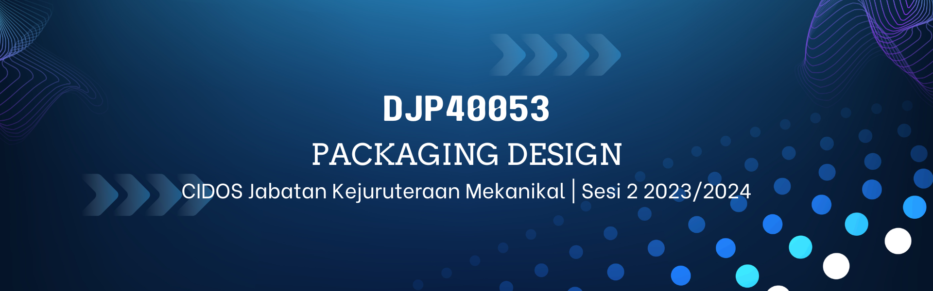 DJP40053 PACKAGING DESIGN SESI II : 2023/2024